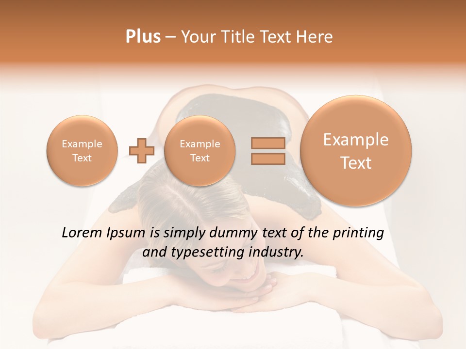 Portrait Of Beautiful Woman Before Spa Treatment PowerPoint Template