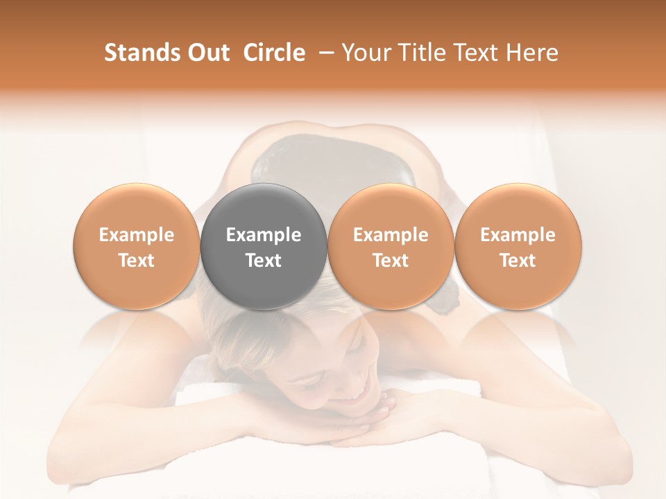 Portrait Of Beautiful Woman Before Spa Treatment PowerPoint Template