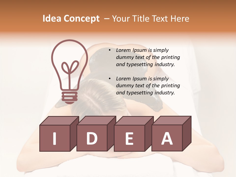 Portrait Of Beautiful Woman Before Spa Treatment PowerPoint Template