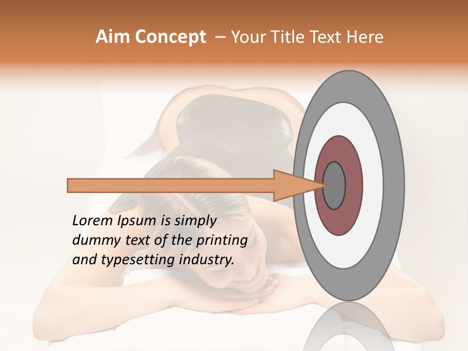 Portrait Of Beautiful Woman Before Spa Treatment PowerPoint Template