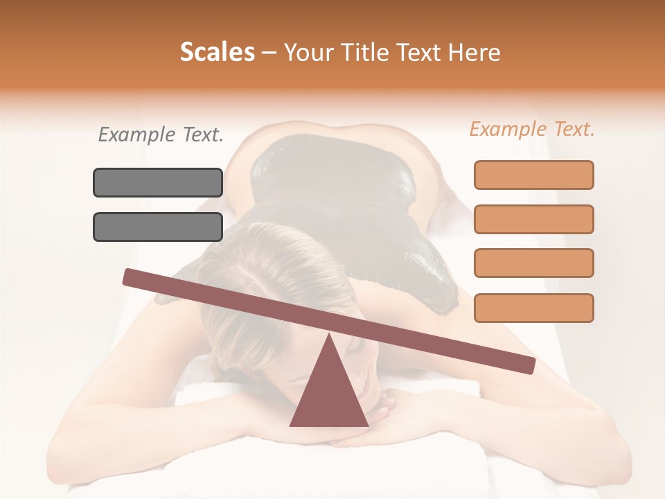 Portrait Of Beautiful Woman Before Spa Treatment PowerPoint Template