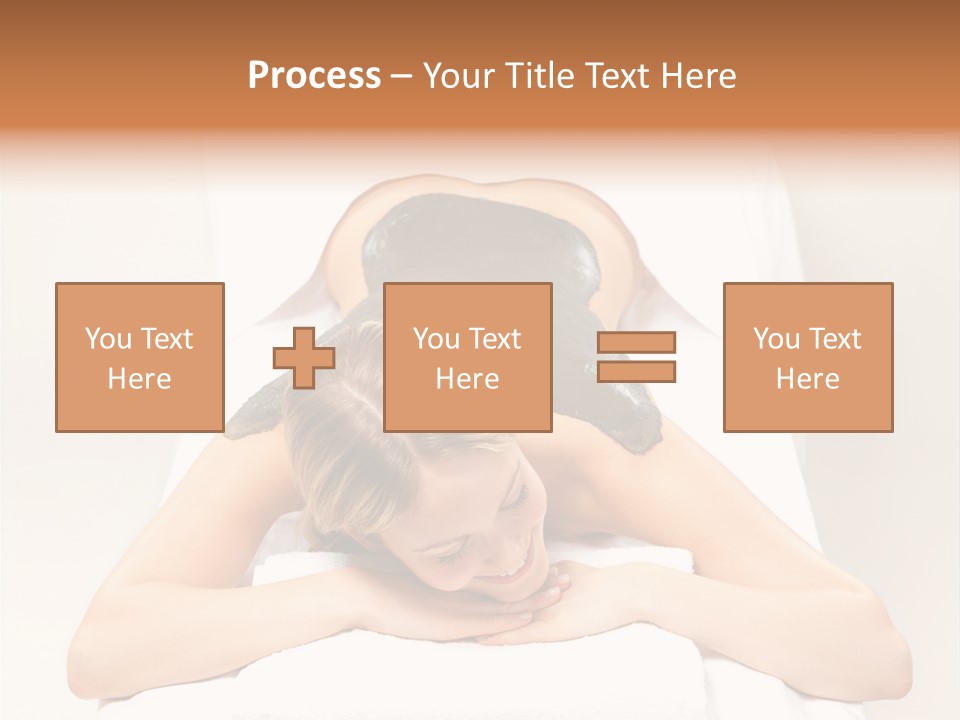 Portrait Of Beautiful Woman Before Spa Treatment PowerPoint Template