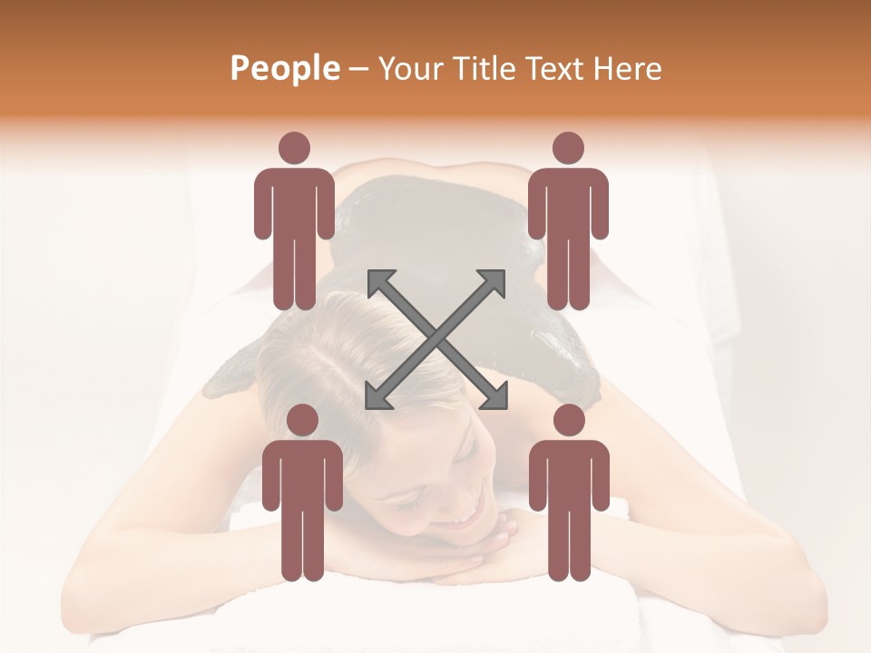 Portrait Of Beautiful Woman Before Spa Treatment PowerPoint Template