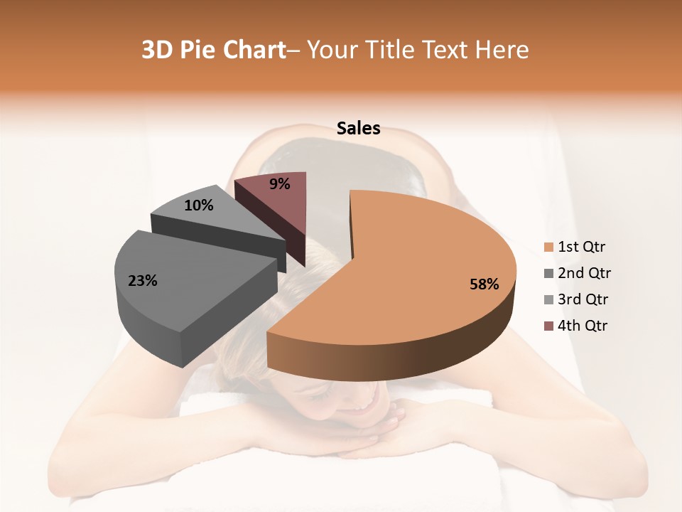 Portrait Of Beautiful Woman Before Spa Treatment PowerPoint Template