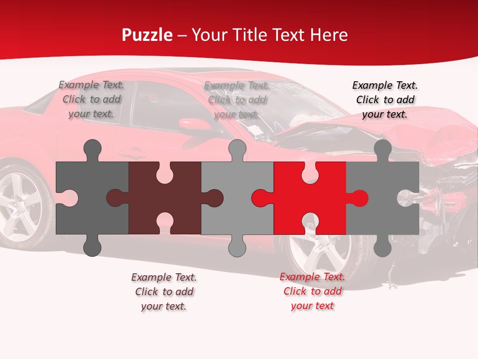Auto Wreck PowerPoint Template