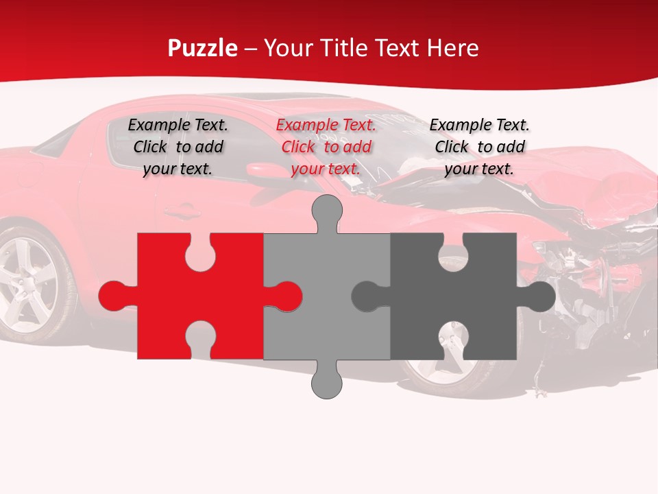 Auto Wreck PowerPoint Template