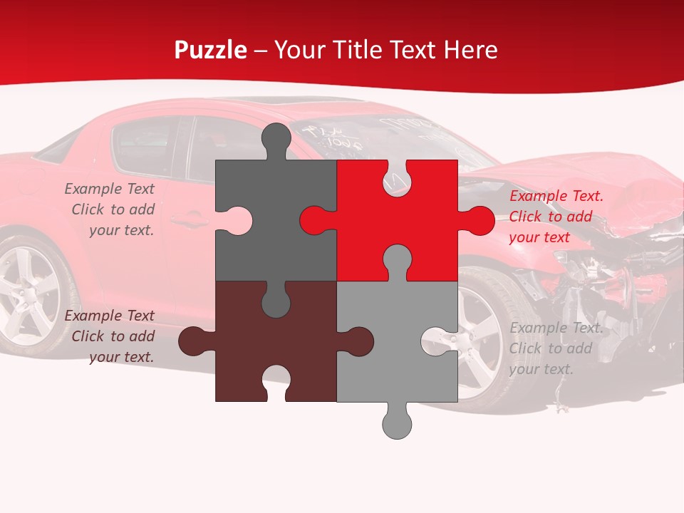 Auto Wreck PowerPoint Template