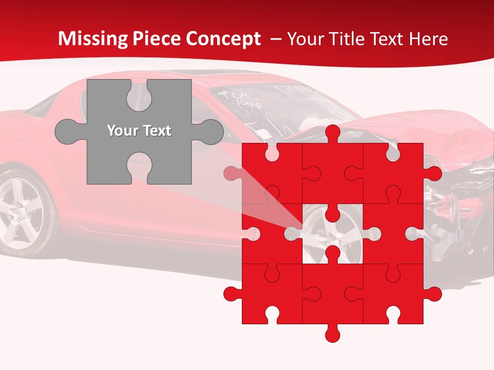 Auto Wreck PowerPoint Template
