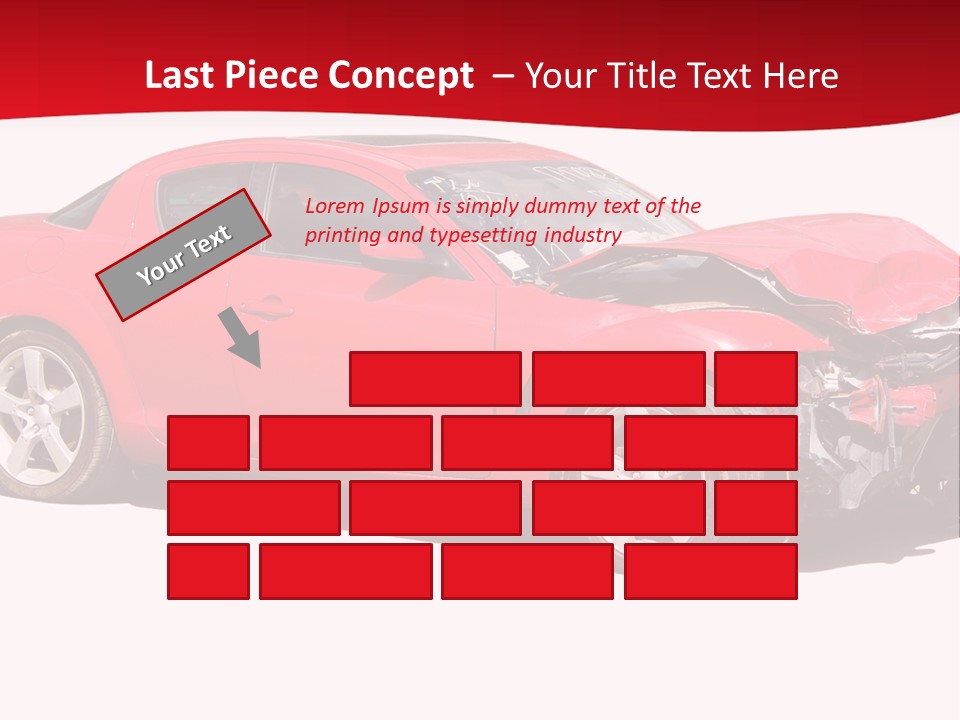Auto Wreck PowerPoint Template