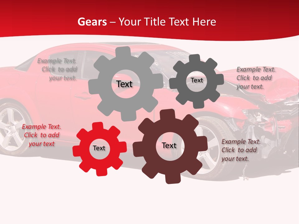 Auto Wreck PowerPoint Template