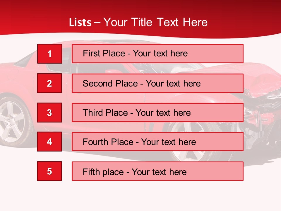 Auto Wreck PowerPoint Template