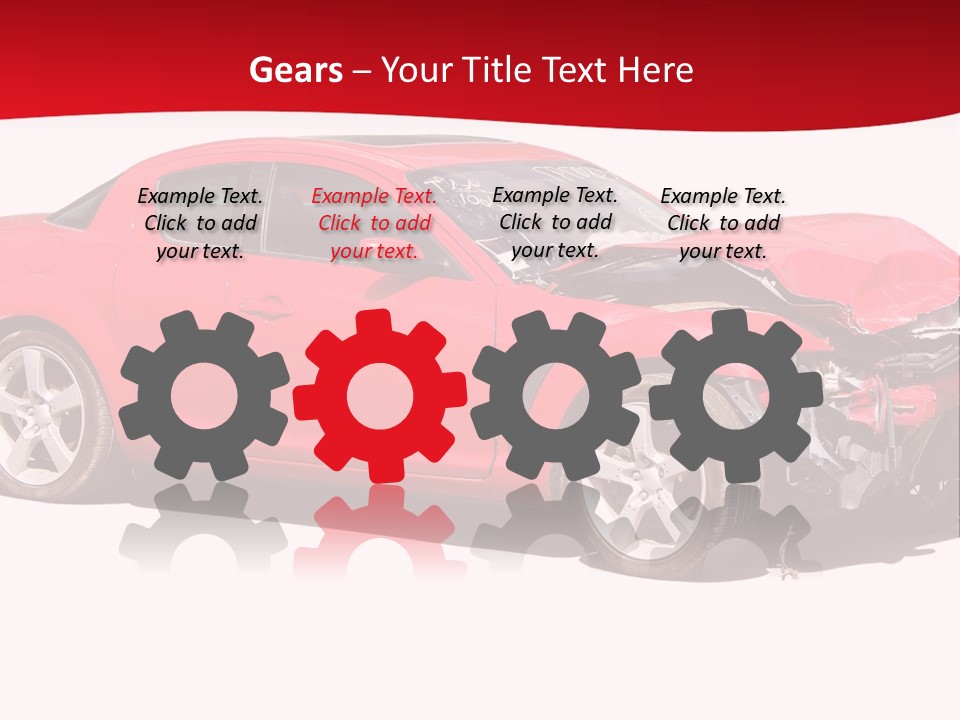 Auto Wreck PowerPoint Template