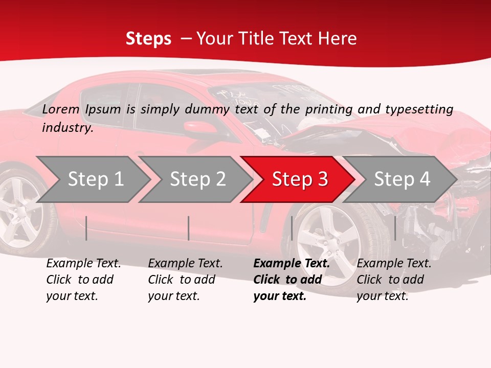 Auto Wreck PowerPoint Template