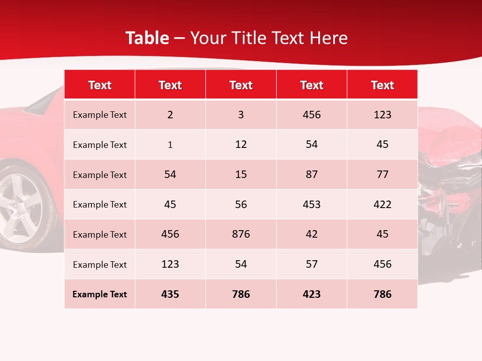 Auto Wreck PowerPoint Template