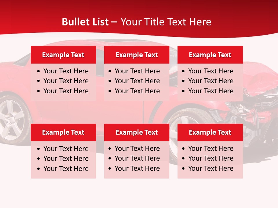 Auto Wreck PowerPoint Template