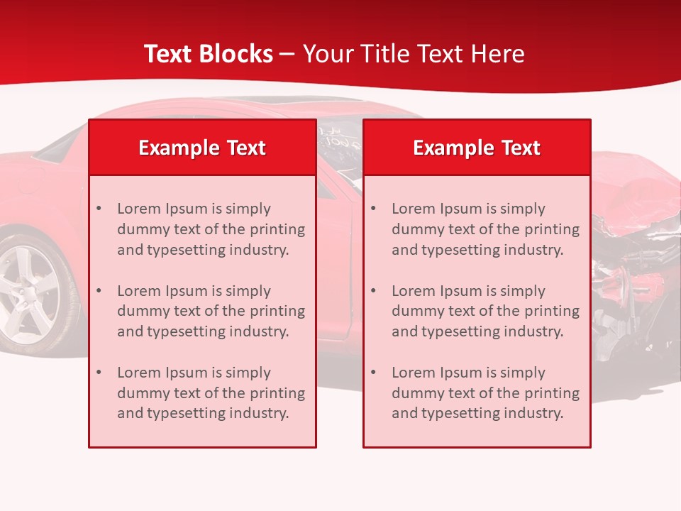 Auto Wreck PowerPoint Template