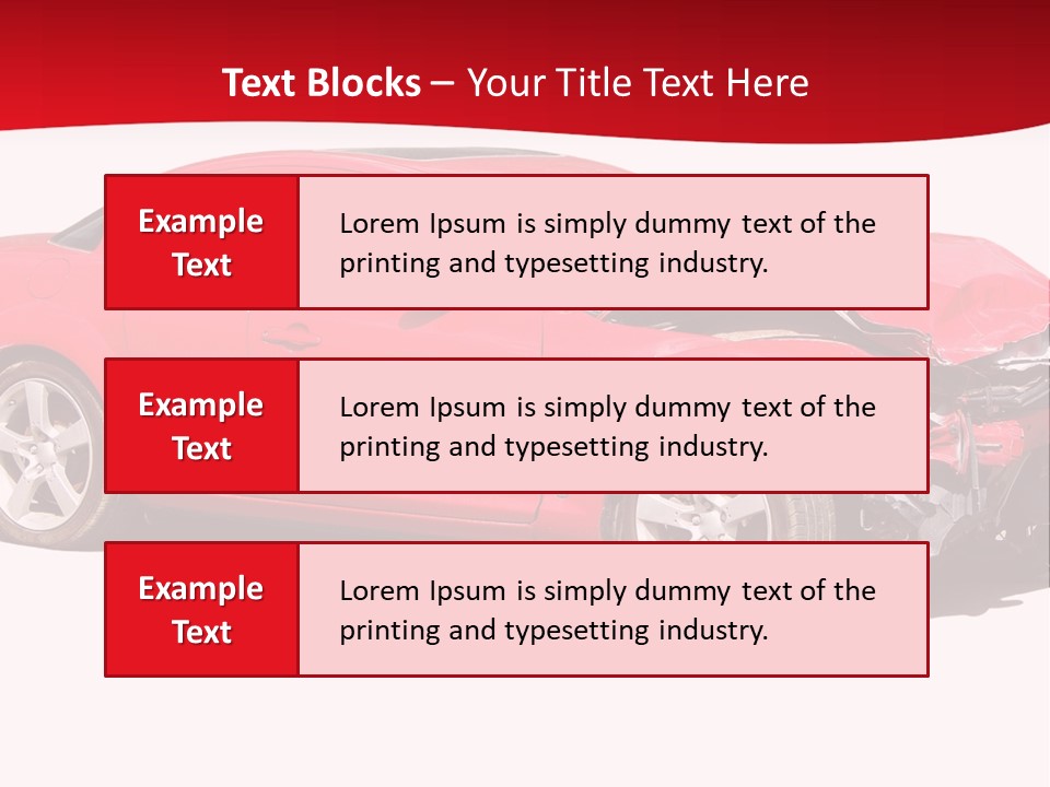 Auto Wreck PowerPoint Template