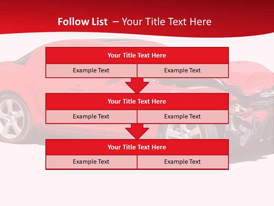 Auto Wreck PowerPoint Template