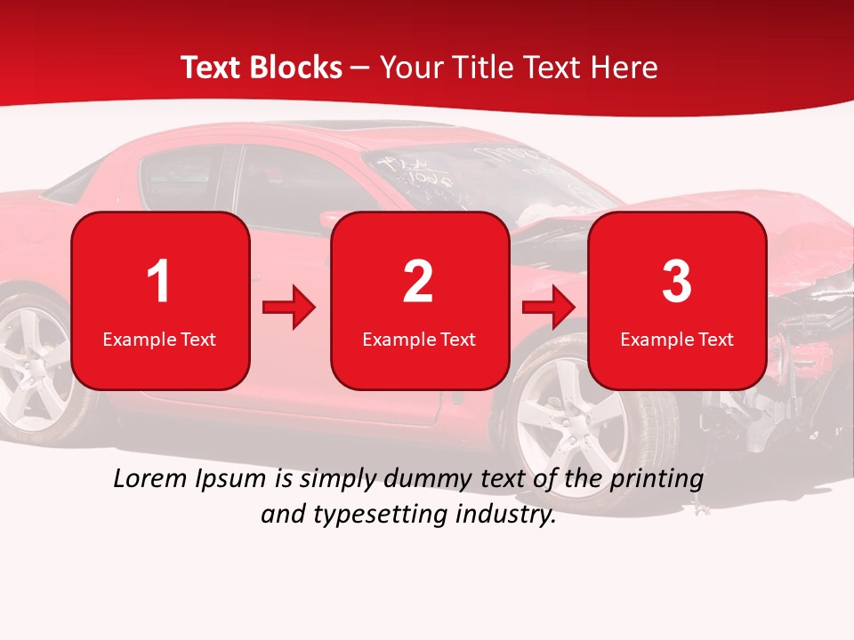 Auto Wreck PowerPoint Template