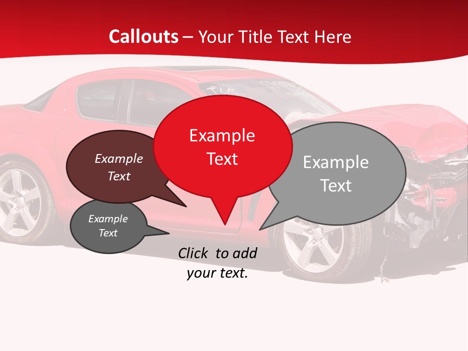 Auto Wreck PowerPoint Template
