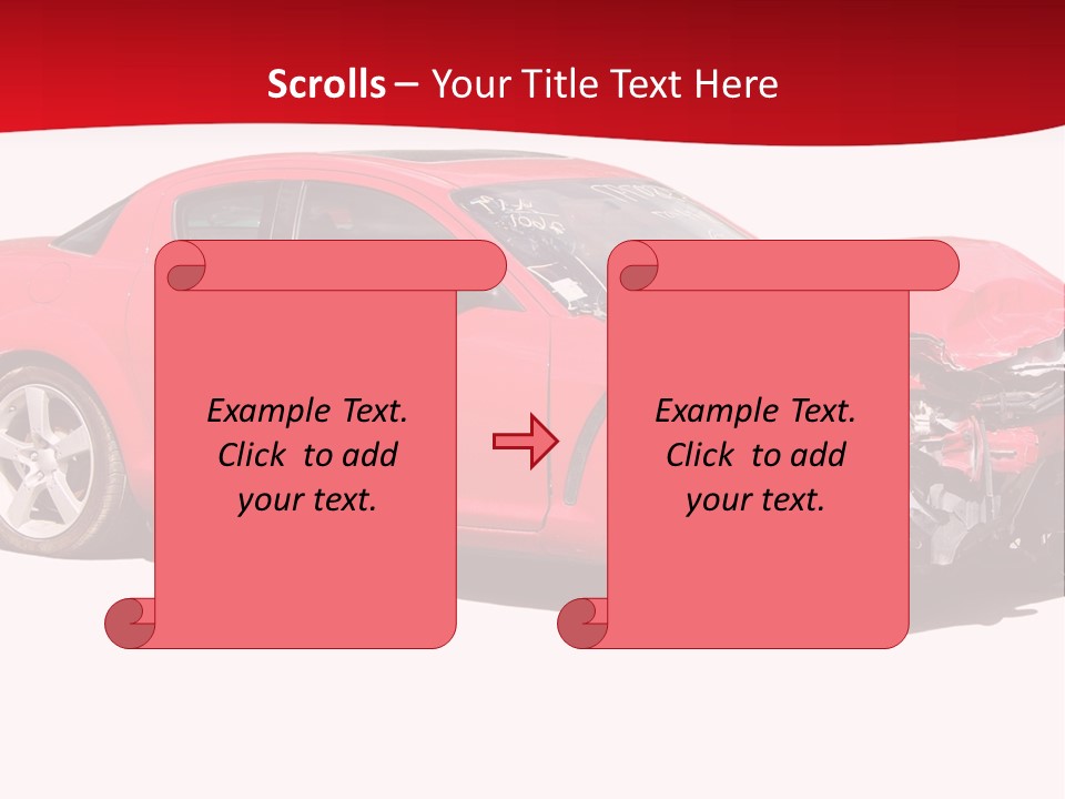 Auto Wreck PowerPoint Template