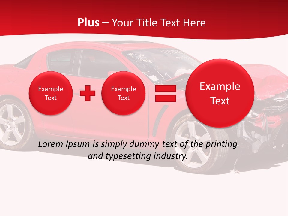 Auto Wreck PowerPoint Template