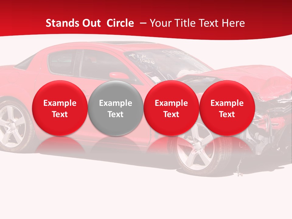 Auto Wreck PowerPoint Template