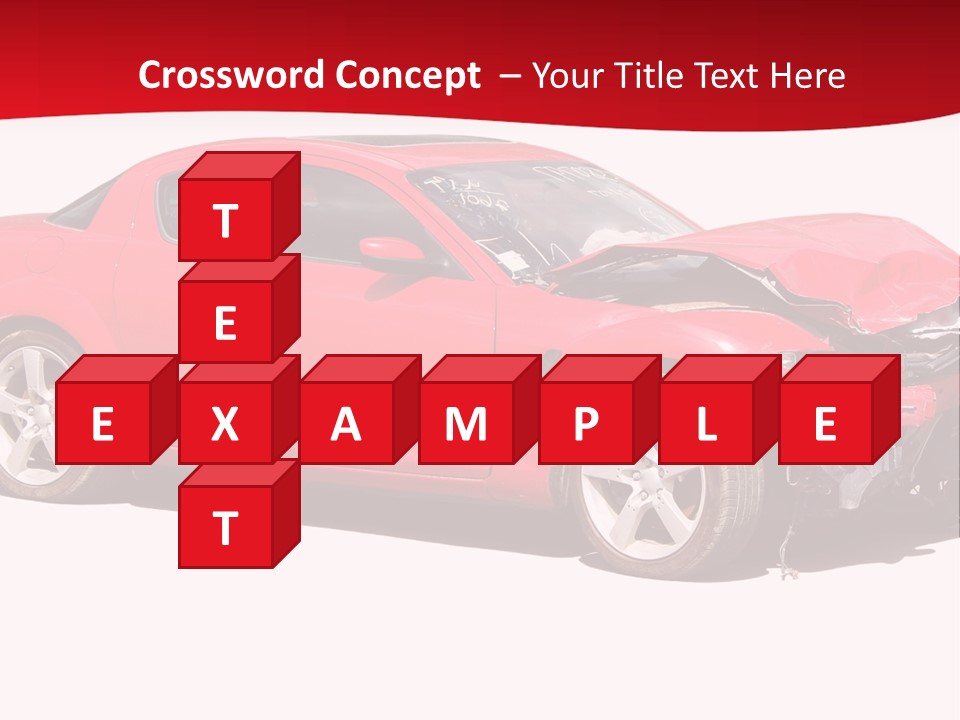 Auto Wreck PowerPoint Template