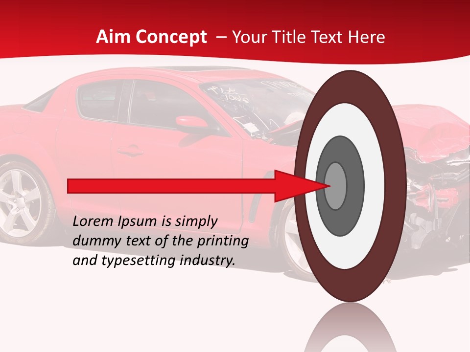 Auto Wreck PowerPoint Template