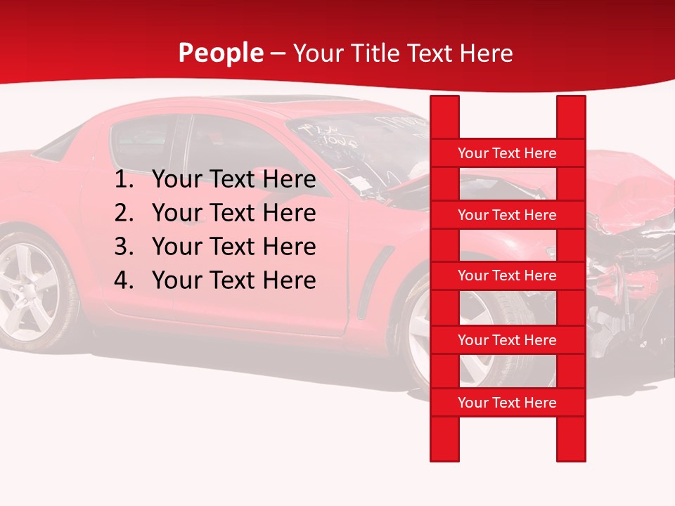 Auto Wreck PowerPoint Template