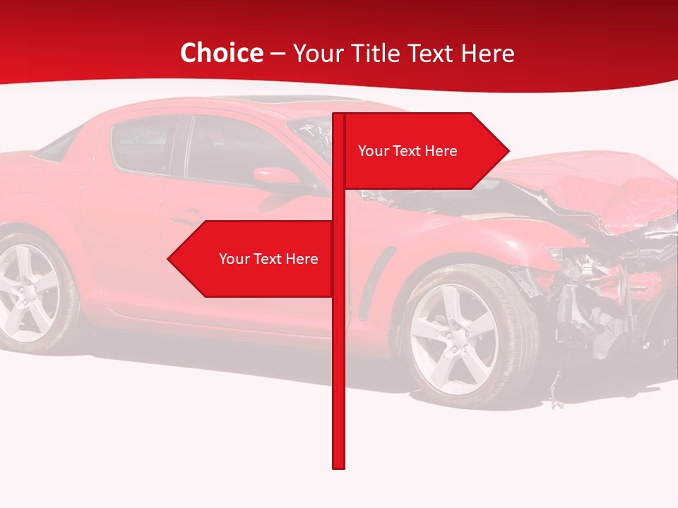 Auto Wreck PowerPoint Template