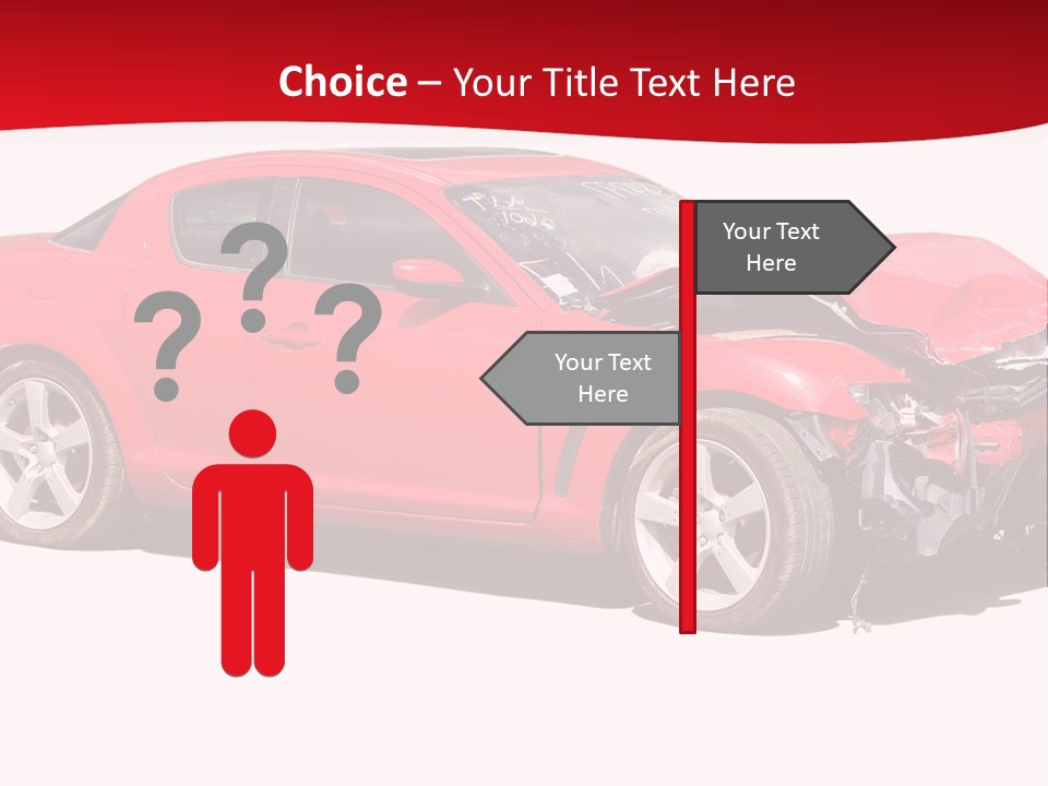 Auto Wreck PowerPoint Template