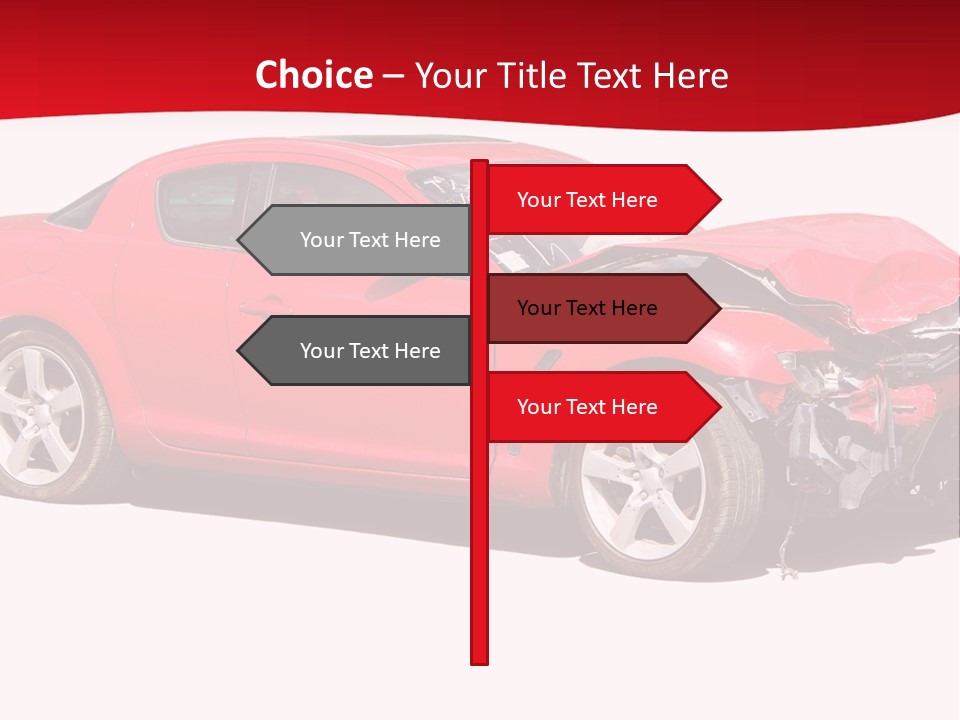 Auto Wreck PowerPoint Template