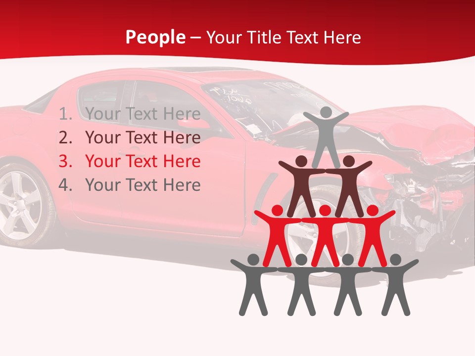 Auto Wreck PowerPoint Template