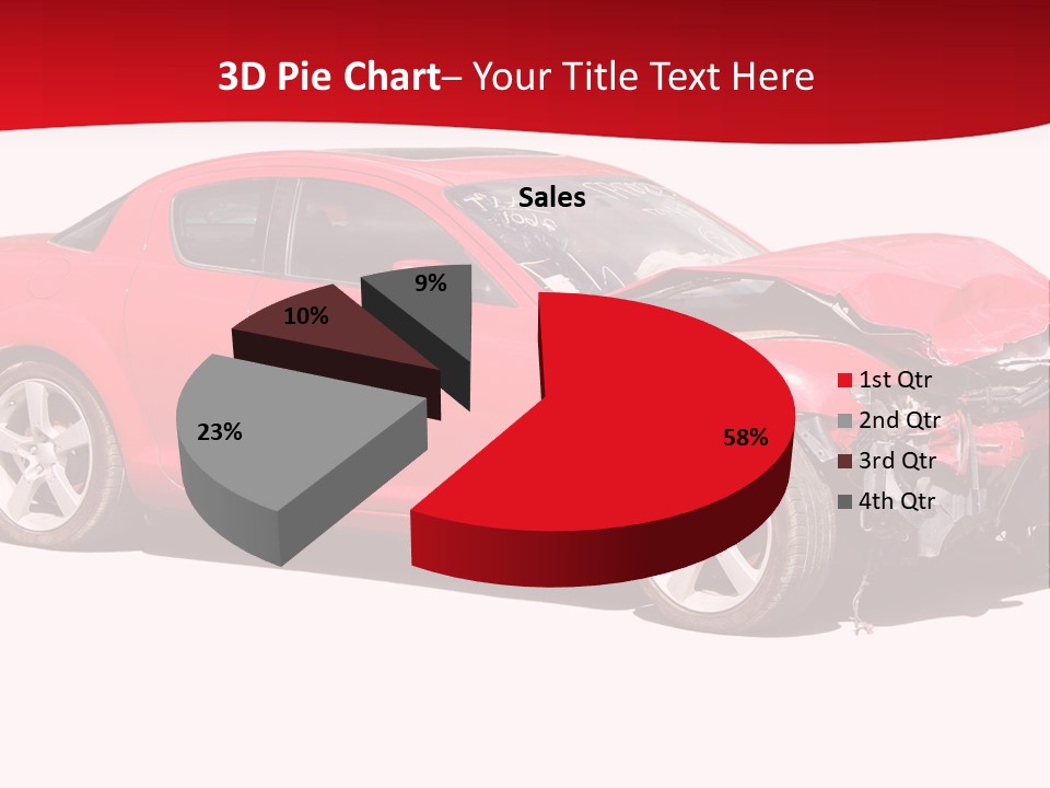 Auto Wreck PowerPoint Template