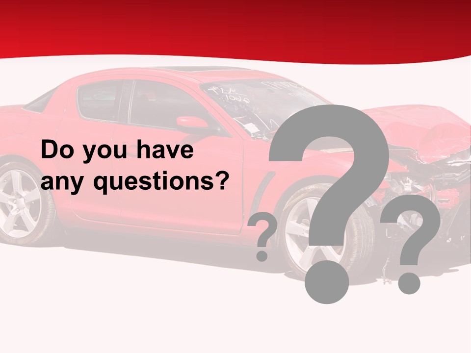 Auto Wreck PowerPoint Template