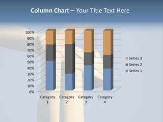 Closeup Wind Generator On A Wind Farm. Generators Are Held 100Metres (300Feet) Above The Ground And Each Blade Is 30Metres (100Feet) Long PowerPoint Template