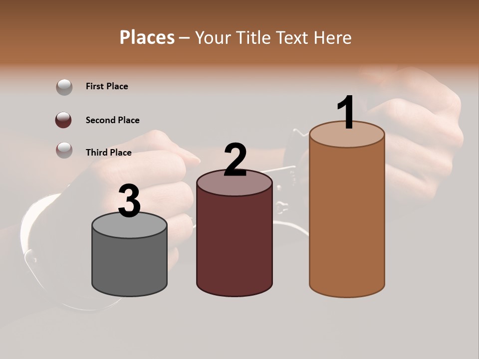 Handcuffs - Symbol For Crime PowerPoint Template