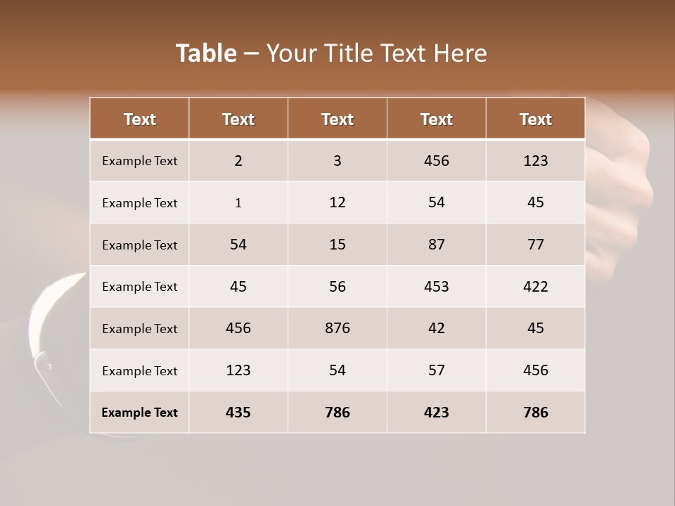 Handcuffs - Symbol For Crime PowerPoint Template