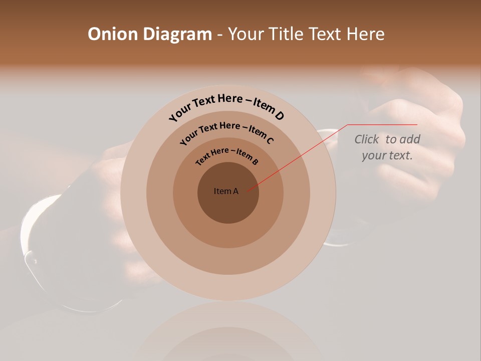 Handcuffs - Symbol For Crime PowerPoint Template