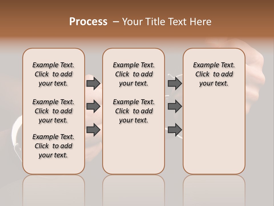 Handcuffs - Symbol For Crime PowerPoint Template
