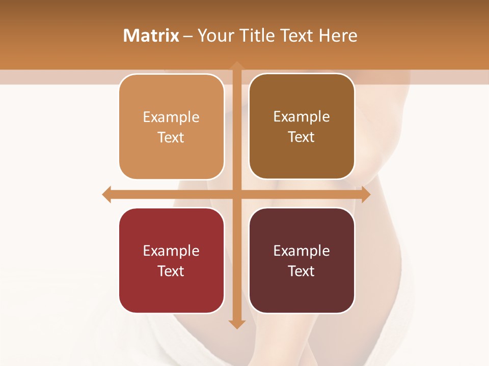 Portrait Of Beautiful Woman Before Spa Treatment PowerPoint Template