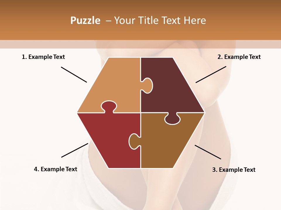 Portrait Of Beautiful Woman Before Spa Treatment PowerPoint Template