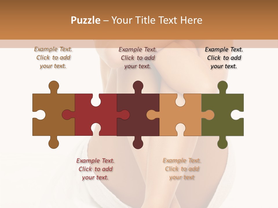 Portrait Of Beautiful Woman Before Spa Treatment PowerPoint Template