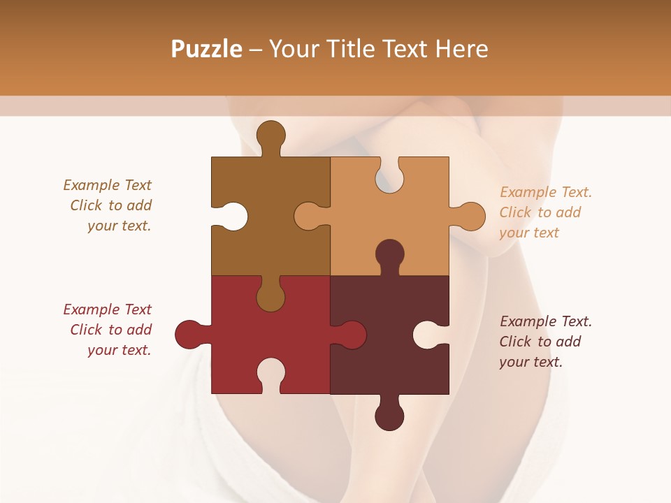 Portrait Of Beautiful Woman Before Spa Treatment PowerPoint Template