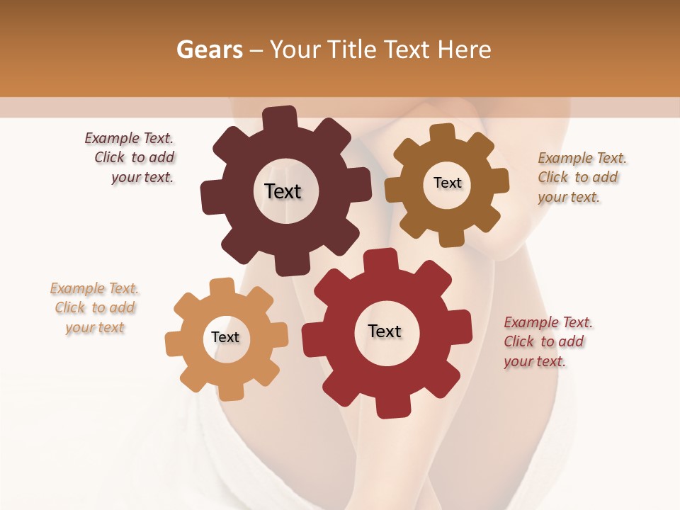 Portrait Of Beautiful Woman Before Spa Treatment PowerPoint Template