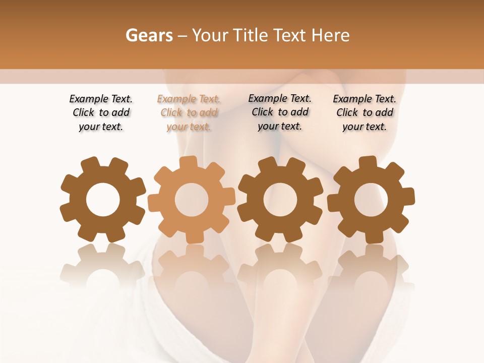 Portrait Of Beautiful Woman Before Spa Treatment PowerPoint Template