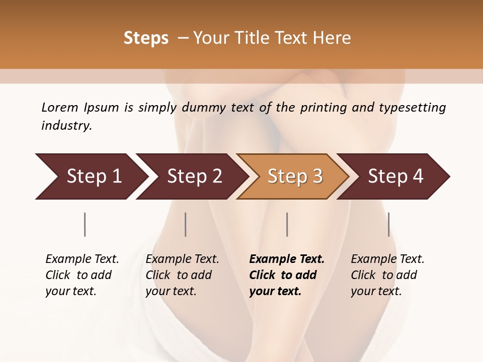 Portrait Of Beautiful Woman Before Spa Treatment PowerPoint Template