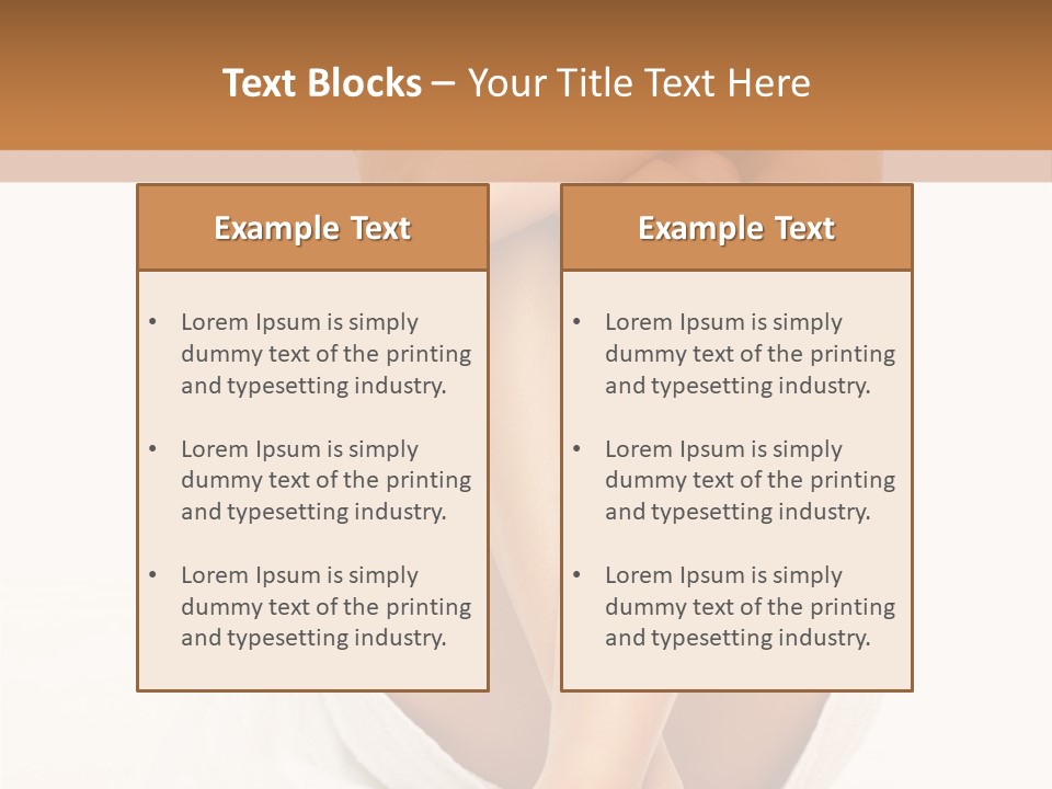 Portrait Of Beautiful Woman Before Spa Treatment PowerPoint Template