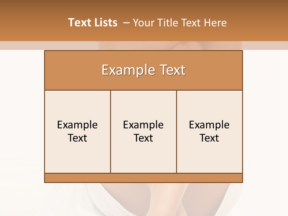 Portrait Of Beautiful Woman Before Spa Treatment PowerPoint Template